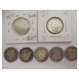 7) Various Dimes (1890-1914)