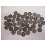 44) 1943D Steel Dimes