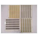 4) Sheets 8c Stamps (John Sloan, Rural America,