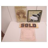 4) Wall Signs (Sarah Janes, Coffee, Sold And