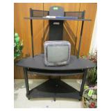 Transparent 18" TV, Desk and Drum Sticks
