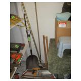 Big Shovel, Axes, Sledge Hammer, Rake