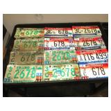 Old Idaho License Plates
