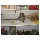 Large Ceiling Fan with Remote and Light Cover
