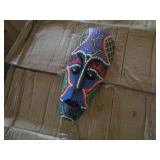 Tribal Masks, Kokopelli Man, Lizard Decor