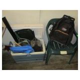 Cooler, Chair, Backpack, Net, Tarp, Cups