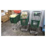 4) Carts with Contents, Shopping Basket