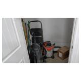 Contents of Closet: Shop Vac, Step Ladders,