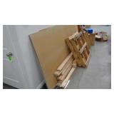 Pieces of Wood and Particle Board