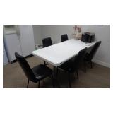 Table with Contents, 5) Chairs