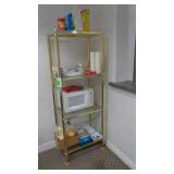 Metal Shelf, Microwave, Can Openers and More