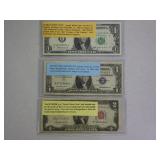 Scarce Barr Note, Silver Certificate, $2 Note