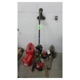 Trimmer, Blower, Chain Saw, Gas Cans