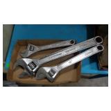 3) Adjustable Wrenches