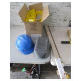 Safety Helmet, Welding Helmet, Rods, Bins