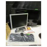 HP Monitor, Magnavox TV, Base, Bible Software