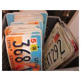 License Plates (Utah, California, Idaho, Oregon,