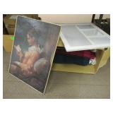 Portrait, Bulletin Board, Blankets, Hanging Basket