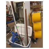 Fishing Poles, Child Camp Chairs, Cooler