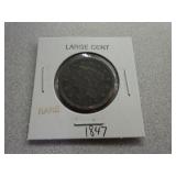 1847 Large Cent