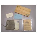 Old Notebook and Membership Cards