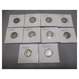 10) Dimes