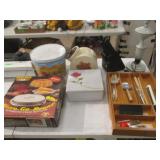 Food Rotator, Kitchen Utensils, Knife Set, Jar,