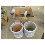 Planter Pots, Gardening Tools