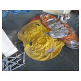 3) Double Seater Tubes & Inflatable Raft*