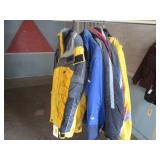 Various Sizes of Winter Coats