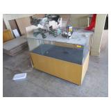 Display Cabinet & Metal Art Decor