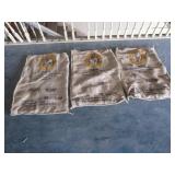 3) Coffee Plant Corporation Gunny Sacks