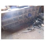 Contents of Shelf; Metal Display Pieces, C-Clamp,