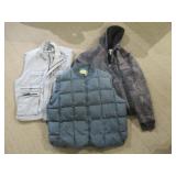 Jackets, 2) Vests