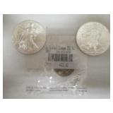 Uncirculated New Jersey Quarter, 2) 1oz Fine