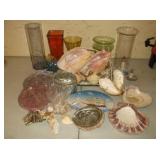 Shells, Vases, Nautical Decor