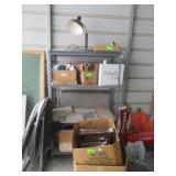 Contents On Shelf, Pictures, Lamp