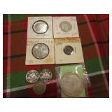 Foreign Coins and an American Nickel