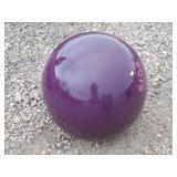 1) Purple Vietnamese Terracotta Glazed Globe