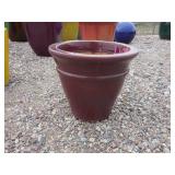 1) Red Vietnamese Terracotta Glazed Pot