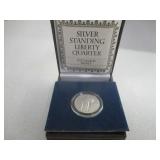 Silver Standing Liberty Quarter