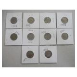 10) Buffalo Nickels
