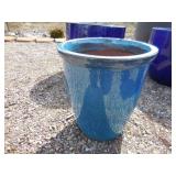 1) Light Blue Vietnamese Glazed Pot