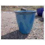 1) Light Blue Vietnamese Glazed Pot