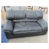 Black Leather Loveseat