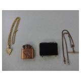 Lighter, Tin, Necklace, Clip