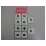 Dimes: Roosevelt, Mercury, Barber