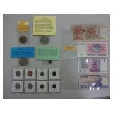 Foreign Coins and Bills