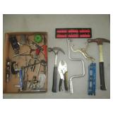 Bits, Hammers, Clamps, Level and More