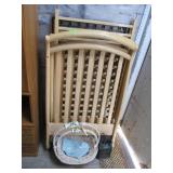 Crib, Baskets, Space Heater